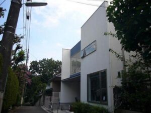 借景を取り込む家1