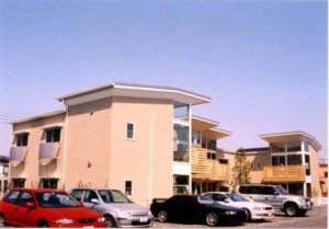 シンボルツリーを取り囲む家並み2