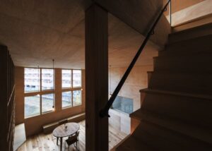 屋上テラスのある狭小住宅5