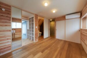 スキップフロアの家_9