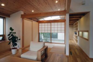 本庄SB邸＜４つの庭に挟まれ奥行きを感じる家＞_4